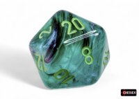 Würfelset: 7 Würfel mehrseitig Borealis® Polyhedral Kelp/light green Luminary™ 7-Die Set