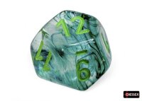 Würfelset: 7 Würfel mehrseitig Borealis® Polyhedral Kelp/light green Luminary™ 7-Die Set