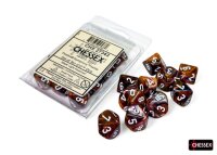 Würfelset: 10 Würfel zehnseitig Festive®...