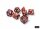 Würfelset: 7 Würfel mehrseitig Festive® Polyhedral Symphony™/white 7-Die Set