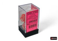 Würfelset: 7 Würfel mehrseitig Festive® Polyhedral Dahlia/white Luminary™ 7-Die Set