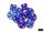 Würfelset: 10 Würfel zehnseitig Nebula® Aura™/white Luminary™ Set of Ten d10s