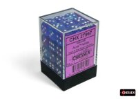 Würfelset: 36 Würfel 6-seitig Nebula® 12mm d6 Aura™/white Luminary™ Dice Block™ (36 dice)