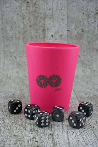 Würfelbecher - ToosMaster - Pink - Good Luck