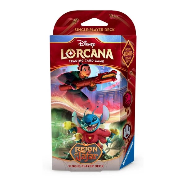Lorcana Reign of Jafar Single-Player Deck - Ruby Steel (EN)