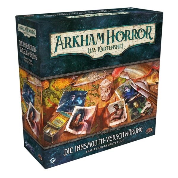 Arkham Horror: Das Kartenspiel - Die Innsmouth-Verschwörung (Ermittler-Erweiterung) (DE)