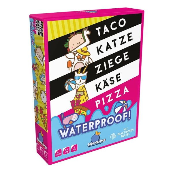 Taco Katze Ziege Käse Pizza - Waterproof! (DE)