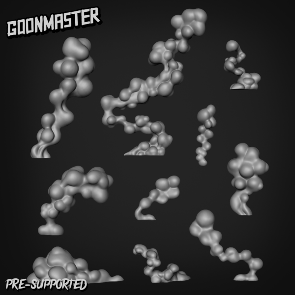 Goonmaster: Set 251 - Smoke2 (3D-Druck)