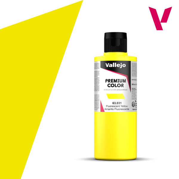 Vallejo Premium: Amarillo Fluorescente (200ml)