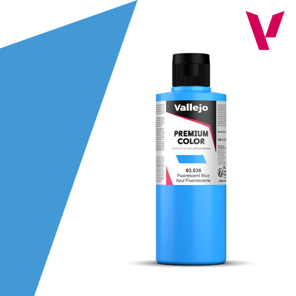 Vallejo Premium: Fluorescent Blue (200ml)