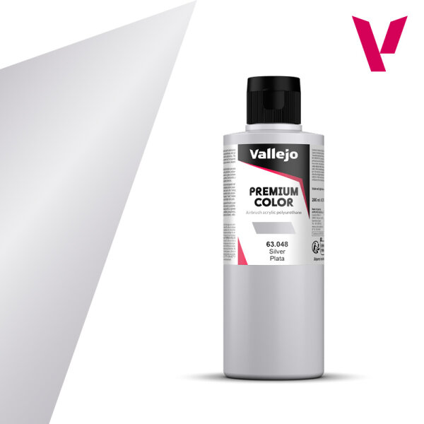 Vallejo Premium: Silver (200ml)