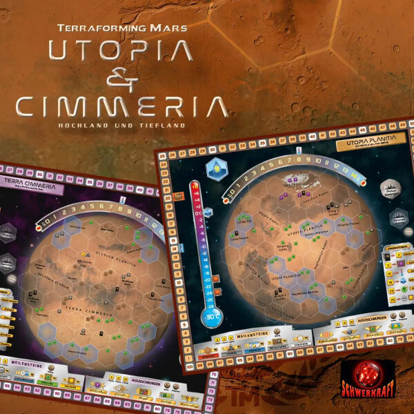 Terraforming Mars Utopia & Cimmeria Erweiterung