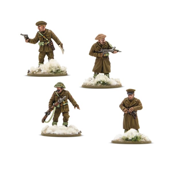 British & Canadian Platoon Commanders (Winter) Bolt Action