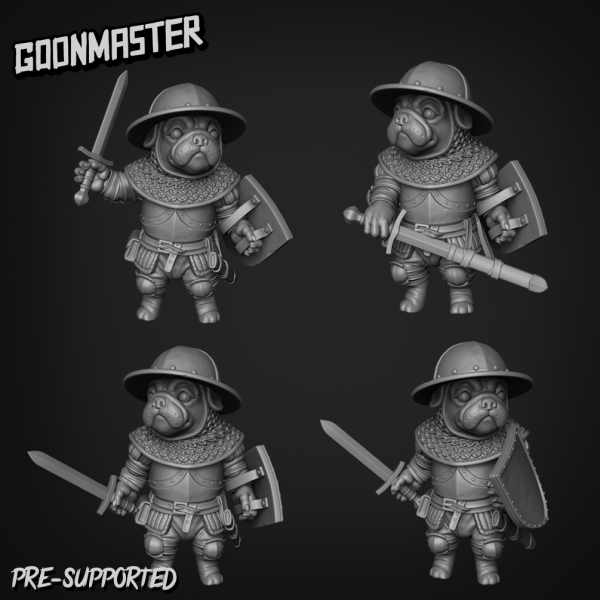 Goonmaster: Battle Pugs (x4 Swords)