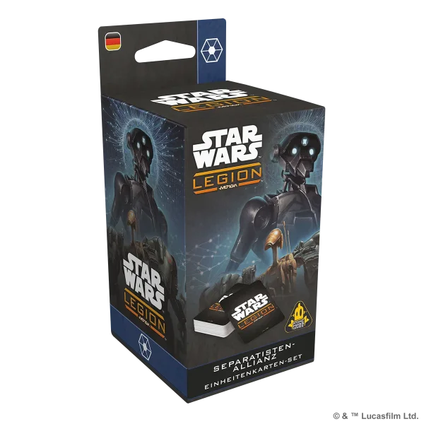 Star Wars: Legion – Separatisten-Allianz - Einheitenkarten-Set (DE)