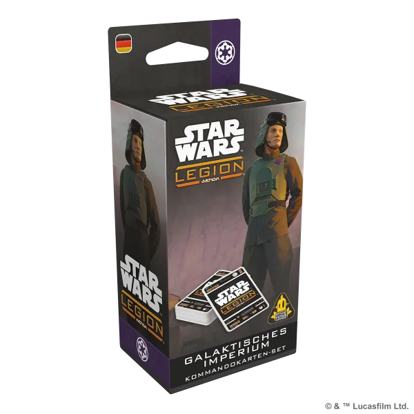 Star Wars: Legion – Galaktisches Imperium - Kommandokarten-Set (DE)