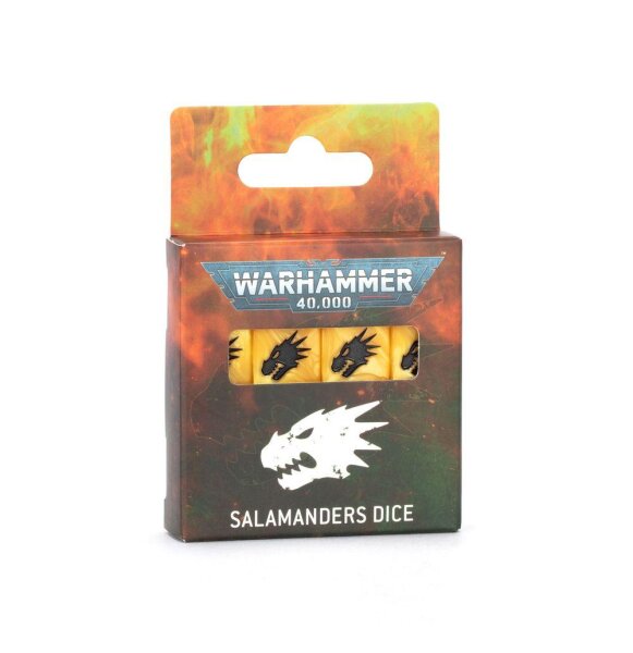Space Marines: Salamander Dice Set