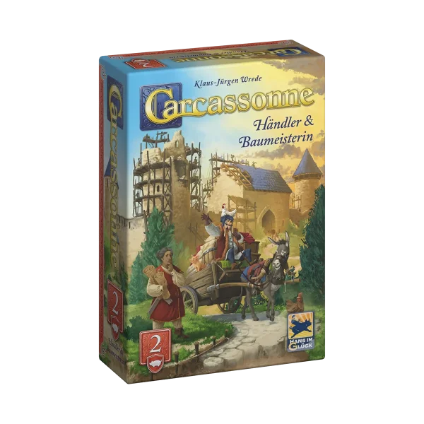 Carcassonne – Händler & Baumeisterin (Erw. 2) [Neuauflage]