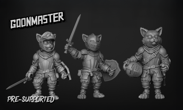Goonmaster: Catknights Set 1 (x3)