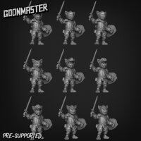 Goonmaster: Catknights Set 1 (x3)