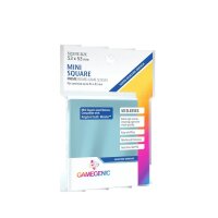Gamegenic PRIME Mini Square-Sized Sleeves Clear