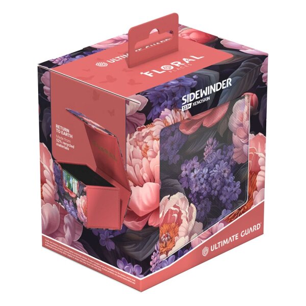 Ultimate Guard Sidewinder 100+ Xenoskin "Floral Places III" - Vivid Field