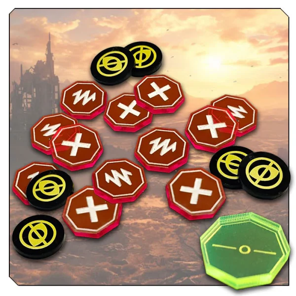 Under our Sun - Acryl-Token-Set