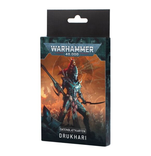 Drukhari: 10. Edition Datenblattkarten (DE)