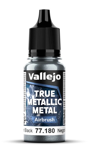 Obsidian Black 18 ml - True Metallic Metal Airbrush