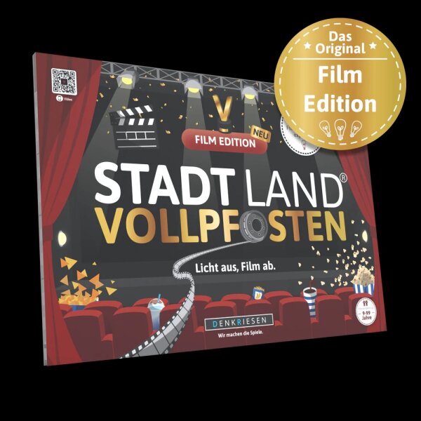 Stadt Land Vollpfosten®: Spielblock - Film Edition (DE)