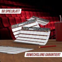 Stadt Land Vollpfosten®: Spielblock - Film Edition (DE)