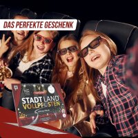 Stadt Land Vollpfosten®: Spielblock - Film Edition (DE)