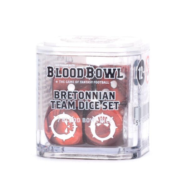 Blood Bowl Bretonian Team Dice Set