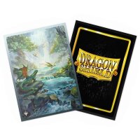 Dragon Shield: Standard size License Sleeves - Landfall Series - Misty Rainforest (100 Sleeves)