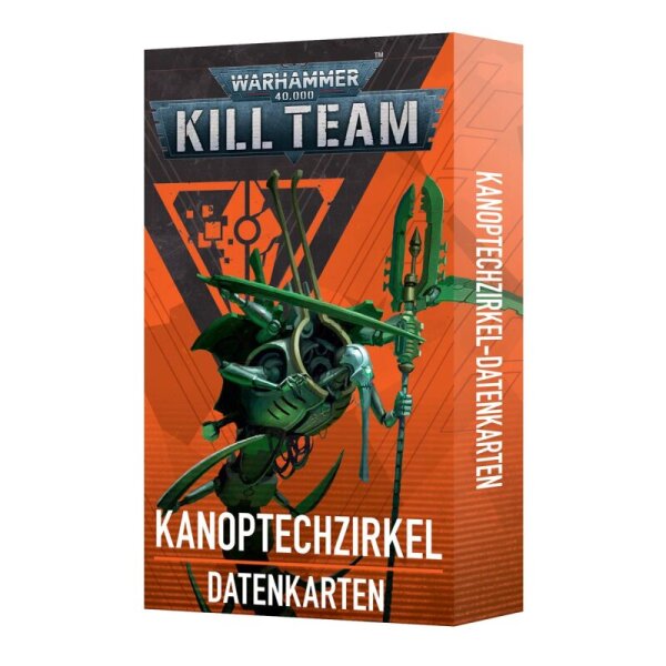 Kill Team: Kanoptechzirkel Datenkarten (DE)