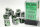 Würfelset: Gemini 16mm W6 Black-Grey/green Würfel Block (12)