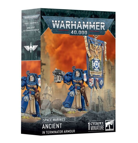 Space Marines: Standartenträger in Terminatorrüstung