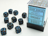 Würfelset: 36 Würfel, Speckled 12mm d6 Blue...