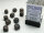 Würfelset: 36 Würfel, Opaque 12mm d6 Grey/copper Block