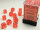 Würfelset: 36 Würfel, Translucent 12mm d6 Orange/white