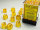 Würfelset: 36 Würfel, Translucent 12mm d6 Yellow/white