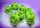 Würfelset: 7 Würfel mehrseitig Vortex Mega-hedral Bright Green/black 7-Die Set