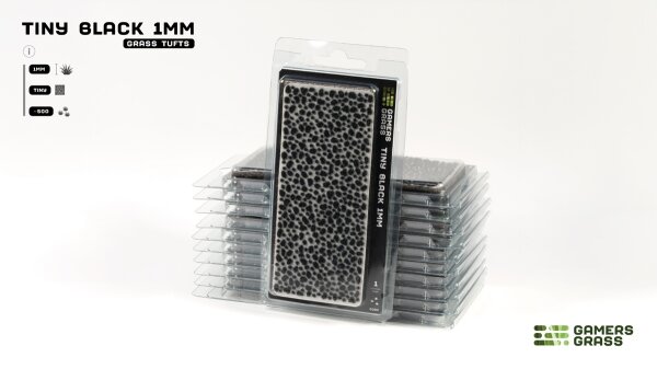 Tiny Tufts Black (1mm)