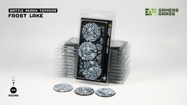 Frost Lake - Round 50mm (x3)