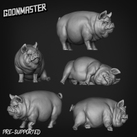 Goonmaster: Set 272 - Pigs (3D-Druck)