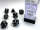 Würfelset: 7 Würfel mehrseitig Opaque Black/white