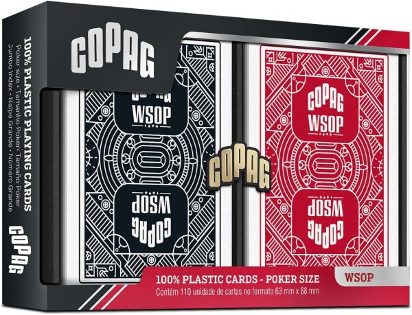 Copag World Series Of Poker - Jumbo Face - 2 index - Double-Deck