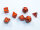 Würfelset: 7 Würfel mehrseitig Scarab Mini-hedral Scarlet/gold