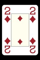 Poker 4 Jumbo - Cristallo Orange [100% Plastic]