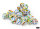 Würfelset: 36 Würfel sechsseitig Brush™ 12mm d6 Breezy™/blue Dice Block™